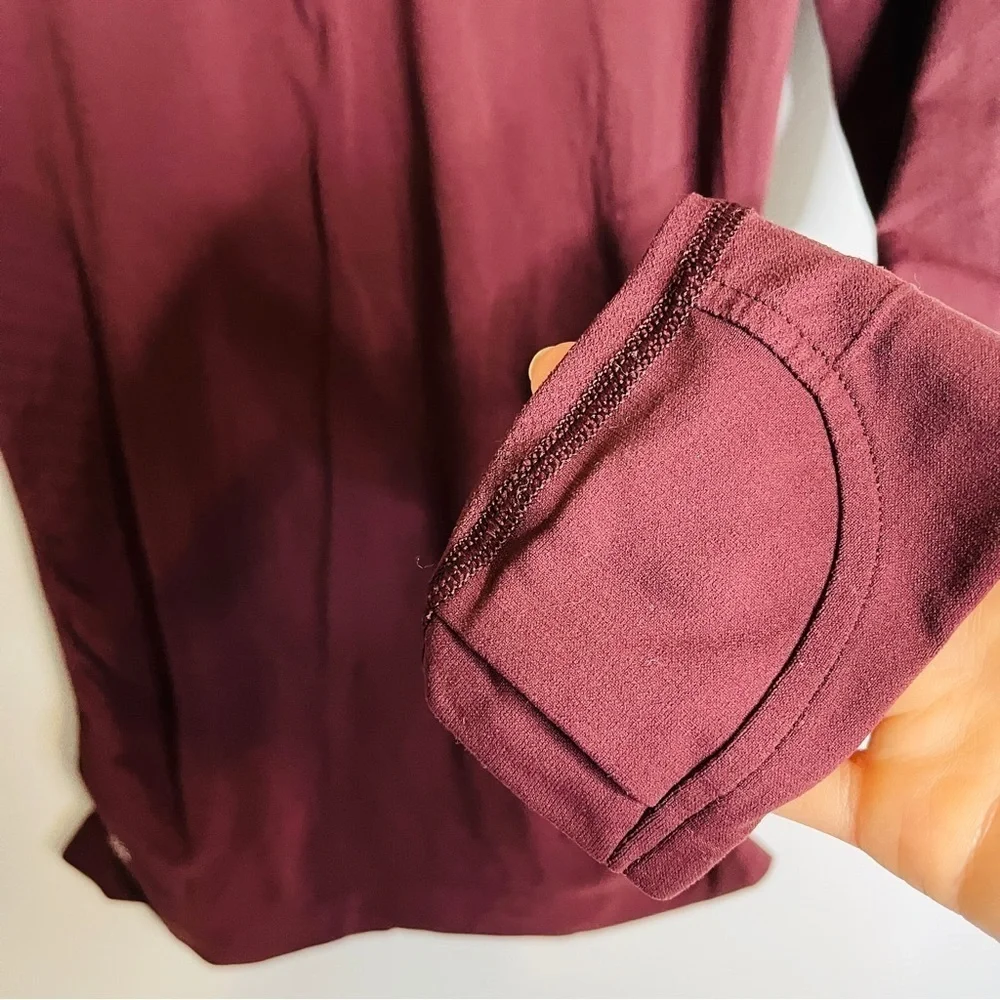 Athleta Plum 1/4 Zip Pullover